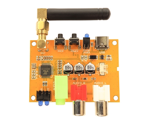 DC 3.3V 5V Bluetooth-Compatible 5.3 GFSK Stereo Wireless Audio Transceiver Module with Antenna